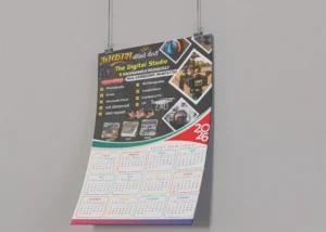 Photo Studio Shop Calendar Design - Umair Printing Press